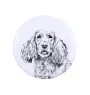 English Cocker Spaniel - magnet with a dog's pupil, exceptionally light, strong magnet, handmade product by the Art-Dog brand
