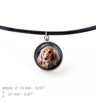 English Cocker Spaniel, Englische Cockerspaniel  - Schmuck mit Ihrem Foto-Box, Halskette und Ohrringe-Set, personalisierte Produkte der Marke Art-Dog.