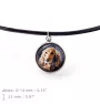 English Cocker Spaniel - jewelry with your photo box, set of necklace and earrings, personalized products from the Art-Dog brand