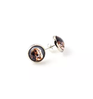English Cocker Spaniel, Englische Cockerspaniel  - Schmuck mit Ihrem Foto-Box, Halskette und Ohrringe-Set, personalisierte Produkte der Marke Art-Dog.