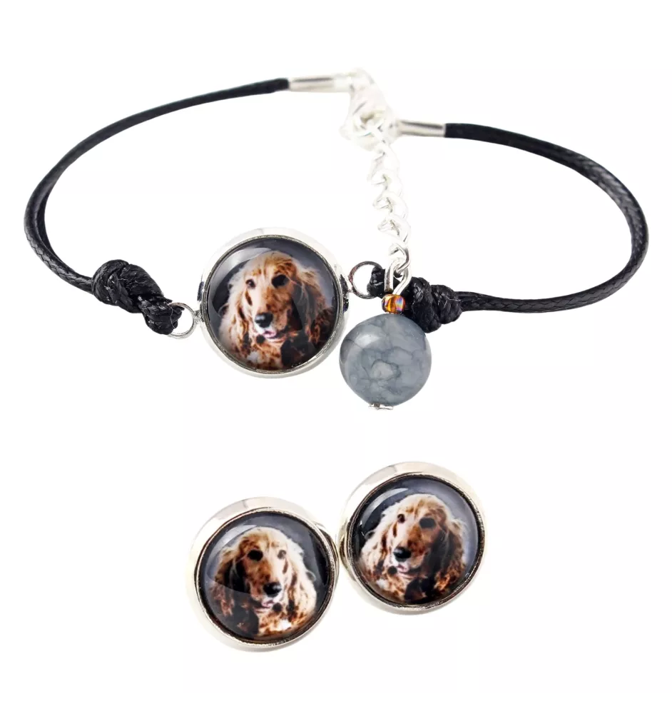English Cocker Spaniel, Englische Cockerspaniel  - Schmuckset mit Ihrem Foto, Schmuckstück für Frauen, handgefertigtes Produkt, handgefertigtes Produkt mit Leidenschaft für die Marke Art-Dog.