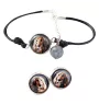 Cocker spaniel anglais - ensemble de bijoux avec votre photo, accessoire féminin, article fait main, produit fabriqué à la main avec passion pour la création de la marque Art-Dog