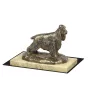 Cocker spaniel anglais - statuette de chien, figurine de silhouette de chien, trophée pour exposition de chiens de la marque Art-Dog