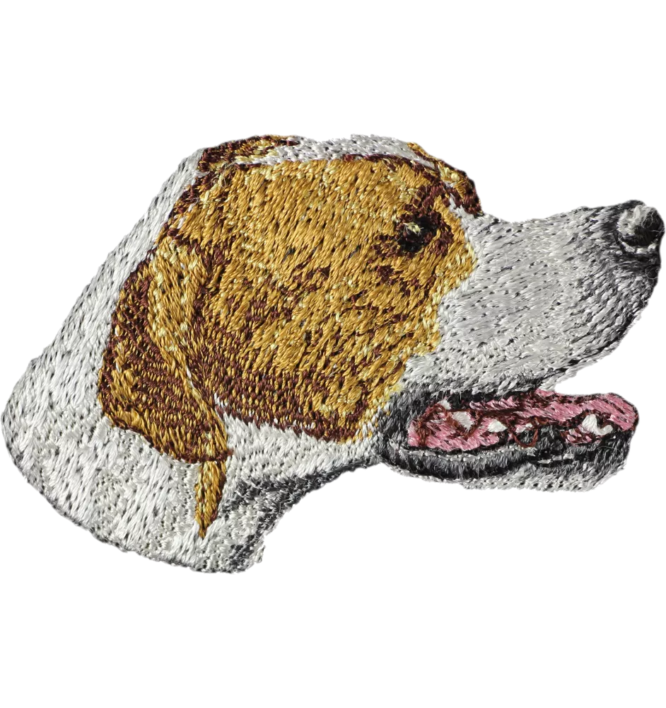 Pointer anglais - écusson en forme de chien, patch brodé, décoration unique pour sac à dos de la marque Art-Dog