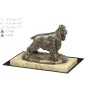 English Cocker Spaniel, Englische Cockerspaniel  - Hundestatue, Hundesilhouettefigur, Trophäe für die Hundeausstellung der Marke Art-Dog