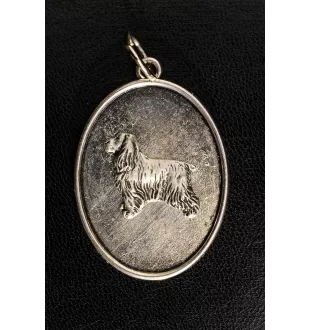 Cocker spaniel anglais - collier avec chien, pendentif pour maman de chien, bijoux uniques de la marque Art-Dog