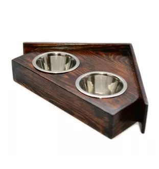 English Cocker Spaniel, Englische Cockerspaniel  - Holzständer mit Schalen für Hunde, dekorative Hundeschalen, Geschenk zur Adoption eines Hundes von der Marke Art-Dog