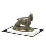 Cocker spaniel angielski statuetka na białym drewnie Art-Dog