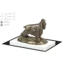 Cocker spaniel angielski statuetka na białym drewnie Art-Dog