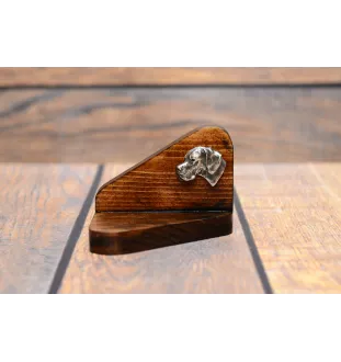 Pointer anglais I - bougeoir en bois avec un chien, support pour bougie chauffe-plat, lieu de mémoire pour chien de la marque Art-Dog