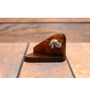 English Pointer - wooden candle holder with a dog, tealight holder, a memorial place for a dog by Art-Dog brand