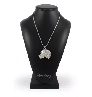 Pointer I posrebrzany naszyjnik na łańcuszki Art-Dog