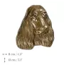 English Cocker Spaniel II - commemorative plaque with a dog, personalized thank you, award, diploma with dedication from the Art-Dog brand