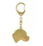 Pointer anglais I - porte-clés et collier avec chien dans une boîte, produit plaqué or de haute qualité, marque Art-Dog
