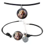 Cocker spaniel anglais - ensemble de bijoux avec votre photo, ensemble fait à la main, bracelet et collier de la marque Art.-Dog