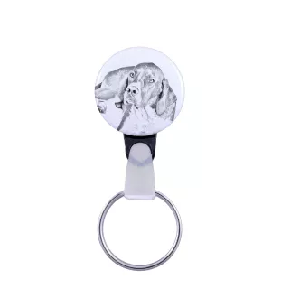 Pointer anglais I - porte-clés avec l'image d'un chien, pendentif avec la propre graphique de la marque Art-Dog
