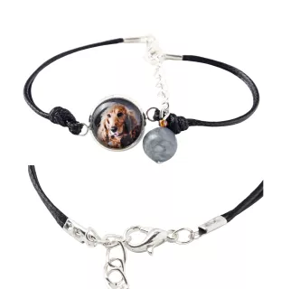 Cocker spaniel anglais - bracelet dans une boîte avec votre photo, bijoux féminins, cadeau parfait de la marque Art-Dog