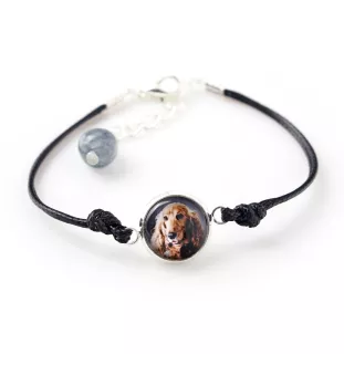 Cocker spaniel anglais - bracelet dans une boîte avec votre photo, bijoux féminins, cadeau parfait de la marque Art-Dog