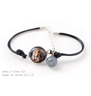 Cocker spaniel anglais - bracelet dans une boîte avec votre photo, bijoux féminins, cadeau parfait de la marque Art-Dog