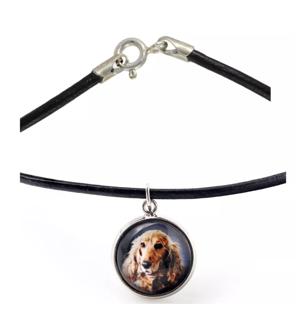 English Cocker Spaniel - necklace in a box, elegant decoration, pendant from the Art-Dog brand