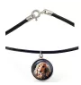 English Cocker Spaniel, Englische Cockerspaniel  - Halskette in einer Schachtel, elegante Verzierung, Anhänger der Marke Art-Dog