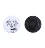 English Pointer, Englischer Pointer II Magnet mit einem Hundepfotenabdruck, außergewöhnlich leicht, starker Magnet, handgefertigtes Produkt der Marke Art-Dog