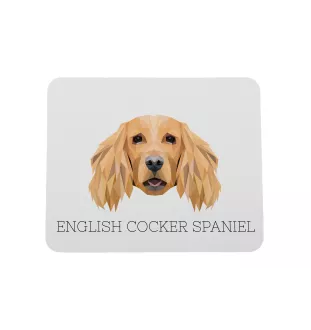 Cocker spaniel angielski podkładka geometryczny Art-Dog