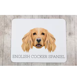 Cocker spaniel angielski podkładka geometryczny Art-Dog