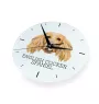English Cocker Spaniel - geometric wall clock with a picture and the brand name Art-Dog