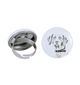 Pointer anglais II - bijoux pour femmes avec l'image d'un chien, produit fait à la main, possibilité d'ajouter sa propre photo, marque Art-Dog