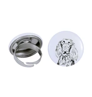 English Pointer, Englischer Pointer - Damen Schmuck mit dem Bild eines Hundes, handgefertigtes Produkt, Möglichkeit, Ihr eigenes Foto hinzuzufügen, Marke Art-Dog