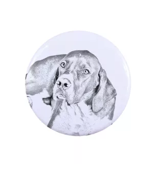 Pointer anglais I - badge avec votre chien, ajoutez votre propre photo, marque Art-Dog