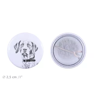 Pointer anglais II - badge avec votre chien, ajoutez votre propre photo, marque Art-Dog