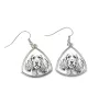 English Cocker Spaniel - dog earrings, hanging earrings with a picture, personalized jewelry with Art-Dog brand print