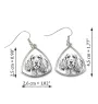 English Cocker Spaniel - dog earrings, hanging earrings with a picture, personalized jewelry with Art-Dog brand print