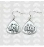 Cocker spaniel anglais - boucles d'oreilles avec chien, boucles d'oreilles pendantes avec photo, bijoux personnalisés avec impression de la marque Art-Dog