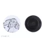 Pointer anglais I - aimant avec un œil de chien, exceptionnellement léger, aimant puissant, produit fabriqué à la main par la marque Art-Dog