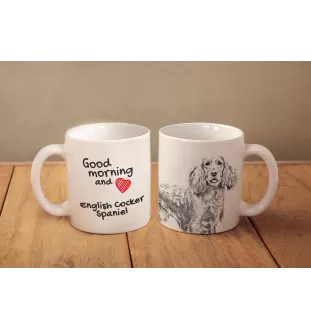 Cocker spaniel anglais - tasse avec chien, tasse avec photo, cadeau personnalisé de la marque Art-Dog
