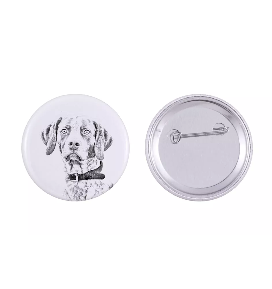 English Pointer II - pin with your dog, add your own photo, Art-Dog brand