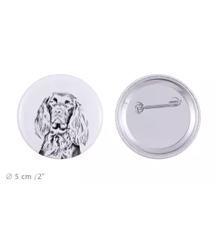 Pointer anglais - badge avec votre chien, ajoutez votre propre photo, marque Art-Dog