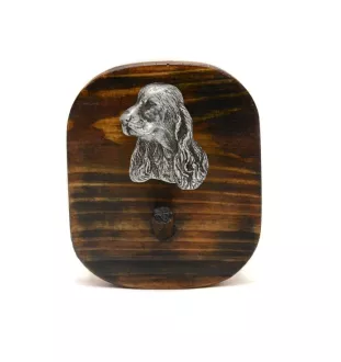 Cocker spaniel anglais - porte-clés, porte-clés avec chien pour les médailles, crochet pour les clés de la marque Art-Dog