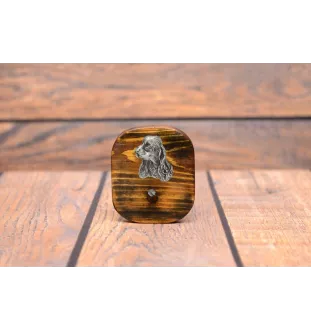 Cocker spaniel anglais - porte-clés, porte-clés avec chien pour les médailles, crochet pour les clés de la marque Art-Dog