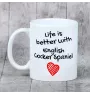 English Cocker Spaniel, Englische Cockerspaniel  - Tasse mit Hund, Tasse mit Bild, personalisiertes Geschenk der Marke Art-Dog