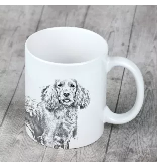 English Cocker Spaniel - cup with a dog, cup with a photo, personalized gift from the Art-Dog brand