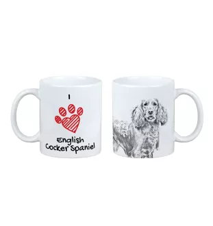 Cocker spaniel anglais - tasse avec chien, une tasse adorable avec une illustration, un cadeau avec votre photo de la marque Art-Dog