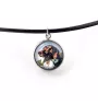 English Pointer - jewelry with your photo box, set of necklace and earrings, personalized products from the Art-Dog brand