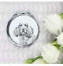 Cocker spaniel anglais - miroir de poche avec chien, miroir personnalisé pour sac à main, miroir compact avec impression de la marque Art-Dog