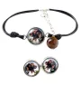 Pointer anglais - ensemble de bijoux avec votre photo, accessoire féminin, article fait main, produit fabriqué à la main avec passion pour la création de la marque Art-Dog