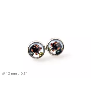 English Pointer - a set of jewelry with your photo, a woman's ornament, handmade item, a product made with passion for creating the Art-Dog brand.