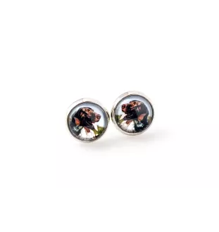 Pointer anglais - ensemble de bijoux avec votre photo, accessoire féminin, article fait main, produit fabriqué à la main avec passion pour la création de la marque Art-Dog